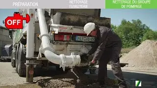 SCHWING-Stetter - Tutoriel 02: Nettoyage pompe à béton automotrice