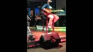 Keith Savage plays the blues at Love & Soul Event