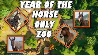 Horse Only Zoo - Can I Survive Planet Zoo Franchise Mode? | Build with Me | Planet Zoo