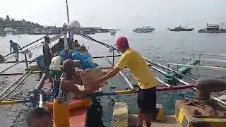 Staging and Loading (part 1) Milk Powder bound for Burdeos Municipal on Pollilio Island