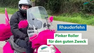 Rhauderfehner will Spenden sammeln: Pl&uuml;sch Pinker Roller f&uuml;r den guten Zweck