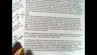 English Language Paper 1 Q3 (Nov 2020) Structure tracking and an example