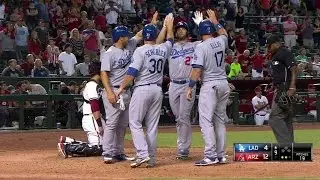 LAD@ARI: Ruggiano clubs a grand slam in the 9th