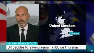 UK decides to leave or remain in EU on Thursday, Simon McGregor-Wood reports