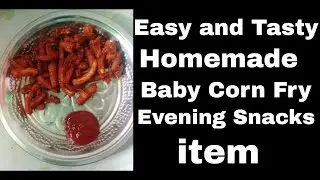 Very Easy Snack Item Baby Corn Fry making in Telugu|| Rekhakanna Vlogs|| Mana Networks & Solutions
