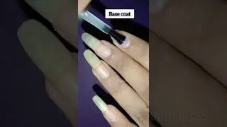 Polygel on Natural Nails tutorial 😱 💅🏼#naturalnails #polygel #easy #longnails