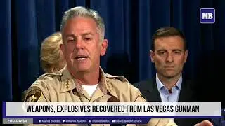 Weapons, explosives recovered from Las Vegas gunman