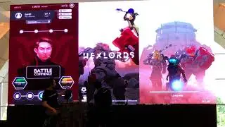 Hexlords : Battle Royale TagCC 2018 Introduction Event on Stage