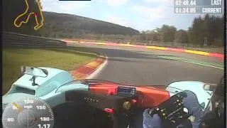 Caterham SP300R Spa Francorchamps VBOX0008