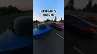 600whp Z06 Races Stage 2 M4 in Mexico