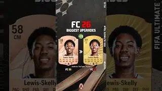 TOP 8 Biggest Rating Upgrades in FC 26! #fc25 #fifa #cardfifa #shorts #austor