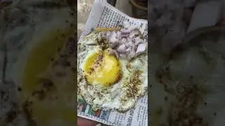 Half Fry Egg | half egg fry eating challenge | Anda half fry | Anda recipe | #foodynaveen | #shorts