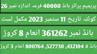 Prize bond draw| Premium prize bond profit| Premium prize bond profit rate