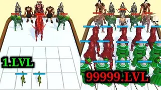 Merge Master Max Level Unlocked All Dinosaurs And All Warrior's