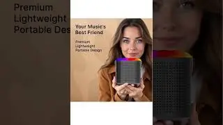 pTron Fusion Tunes Mini Speaker Only 798 | Karaoke Mic, RGB Lights, 10W Sound