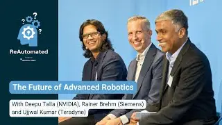 Будущее передовой робототехники с участием NVIDIA, SIEMENS и TERADYNE