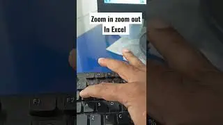 zoom in zoom out in Excel Hindi #shorts #vikranttech #viralvideo #viralshorts #zoominzoomoutexcel