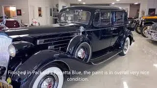1937 Packard Twelve Berline, Model 1508, Factory Custom Club Sedan, Award Winner, 1 of 1