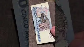 C&eacute;dula antiga de 5 mil Cruzeiros do maestro Carlos Gomes de 1990 a 1993