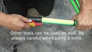 How to strip a Tight Protected Microduct (TPD) assembly