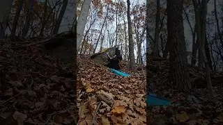 Piece of Cake (V3) (FA) Outdoor Boulder, Archbald PA #climbing #rockclimbing #bouldering