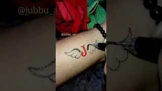 Beautiful Letter J | J letter art #letters #tattoo #alphabetdrawing