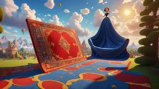 Five Flying Carpets Zoom Through the Sky | Magical Adventure Rhyme | Educational and Kids Songs