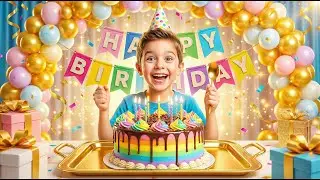 Happy Birthday January 1 🎆 | New Year Birthday Countdown