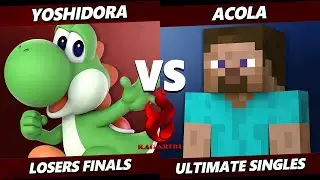 Kagaribi 11 Losers Finals - Acola (Steve) Vs. Yoshidora (Yoshi) Smash Ultimate - SSBU