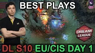 DreamLeague Season 10 Minor BEST PLAYS EU\CIS Day 1 Highlights Dota 2 by Time 2 Dota #dota2