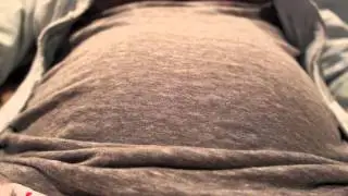 Baby Brady bumping Becky's belly