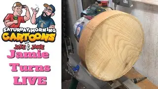 Точение по дереву - LIVE - Точение и раскрашивание платановых чаш. Техника работы с клеем!