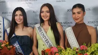 Ahtisa Manalo, Wynwyn Marquez & Chelsea Fernandez meet and greet their fans at Bragais Shoe Sale