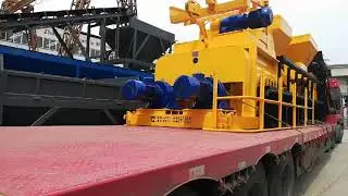 Vietnam JS750 concrete mixer with dosing machine delivered from Zhenghzou Jianxin Machinery