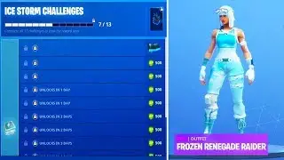 *NEW* Ice Storm Challenges UNLOCKED in Fortnite..