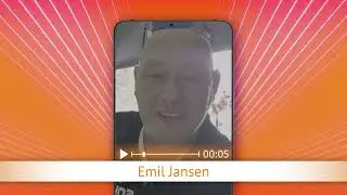 TV Oranje app videoboodschap - Emil Jansen