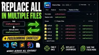 How to Mass Replace Lines of Code Across Multiple Files | Programming Shortcut #howto