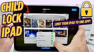 How to Child lock on iPad in 2026 | limit your iPad to one app in iPadOS 26