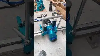 360 degree turn freely. Our High Frequency Wall Saw #wallsaw #demolition #concretewallsawing