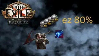 Path of exile [3.25] lighting strike slayer delirium 80%