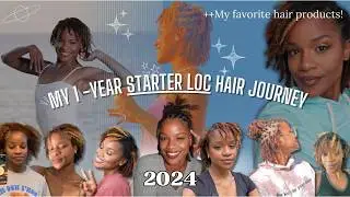 My 1 Year Starter Loc Journey