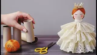 Anyone Can Make Those Christmas Angels Using Just Cardboard Tubes | Angel crafts