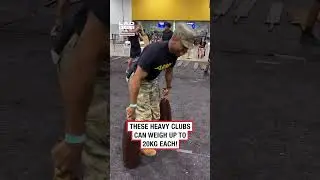 Strength Challenge With Ancient Persian Club