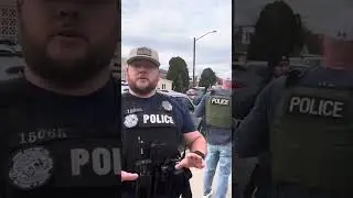 COP THINKS CONSTITUTION IS A GAME #shorts #law #police