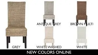 Arjun Wicker Dining Chair (SET of 2) by Safavieh