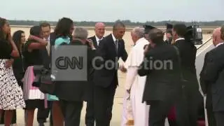DC: POPE VISIT - JOINT AIR FORCE BASE ARRIVAL
