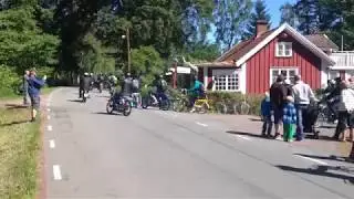 Veteranmopeder tr&auml;ffas p&aring; Visings&ouml; 2014