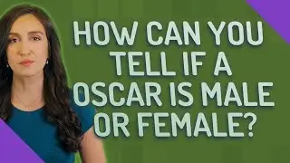 How can you tell if a Oscar is male or female?