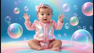 Magic Bubbles Pop Pop Song | Fun Bubble Rhyme for Kids | Colorful Bubble Adventure