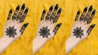 traditional tikki Mehndi design for eid 2023 | Tikki mehndi design simple for eid 2023 | hennabysid